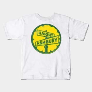 Haight Ashbury Vintage Hippie Summer of Love Kids T-Shirt